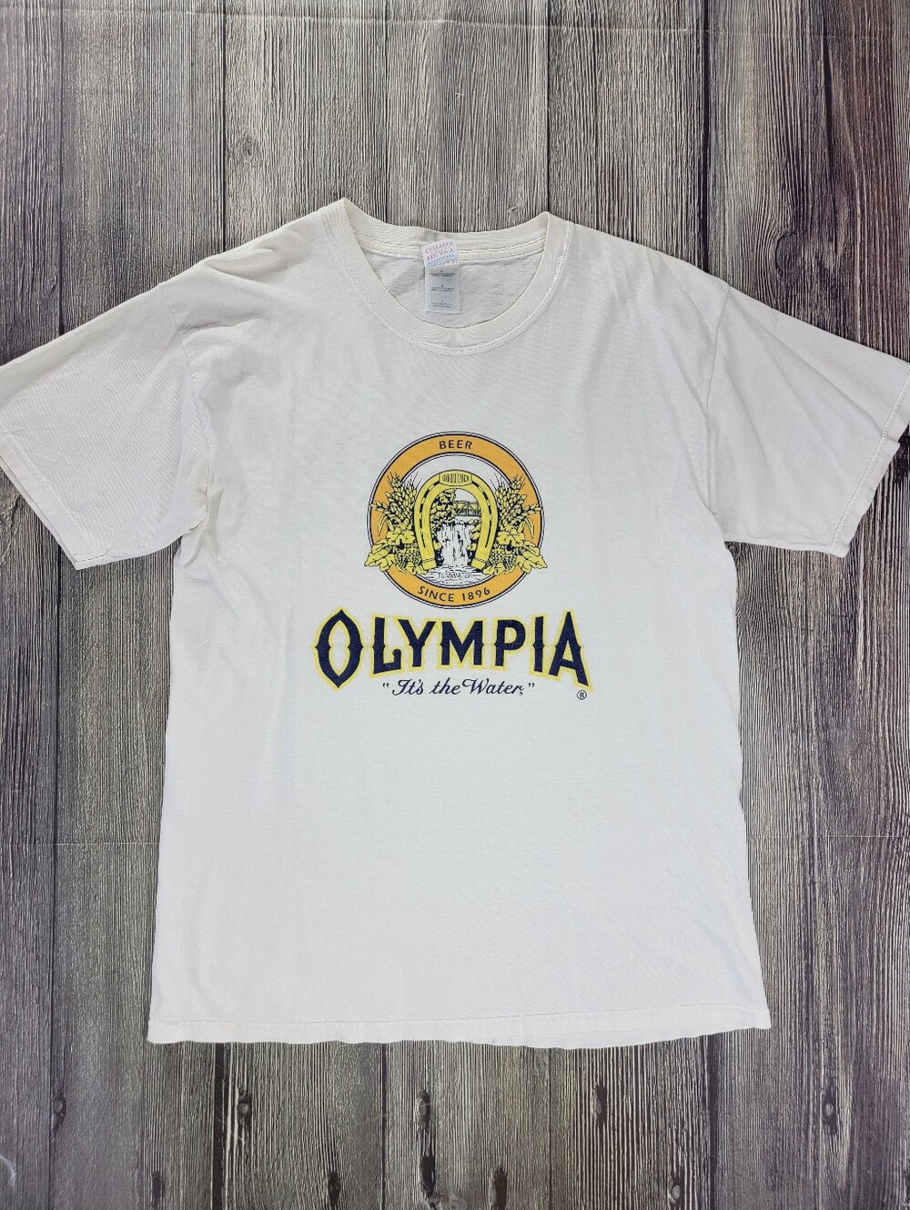 Olympia Beer Vintage Tee Gildan Heavyweight Cotton